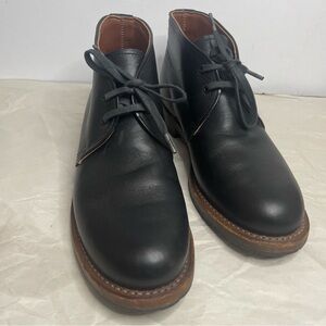 Red Wing 9024 Beckman Chukka Black Featherstone Boots 8 D RARE